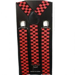 48 of Checkered Black And Red Suspender