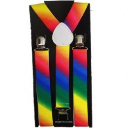 48 of Rainbow Color Suspender
