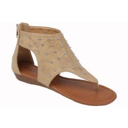 18 Units of Ladies Fashion Sandals In Camel - Women's Flip Flops