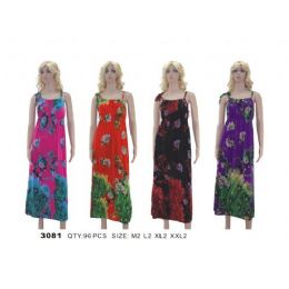 48 Wholesale Ladies Long Asst Summer Dresses