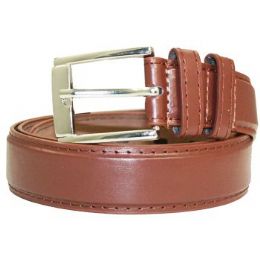 36 Units of Mens Dress General Leather Belt In Brown - Mens Belts