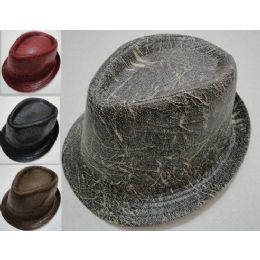 30 Wholesale Fedora HaT-Distressed Leather