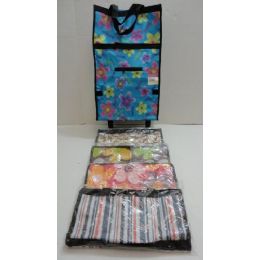 36 Wholesale Printed Travel Bag With Wheels