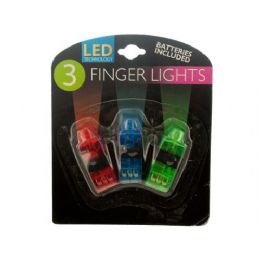 72 Pieces 3 Pack Led Finger Lights - LED Party Supplies