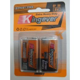 48 Wholesale 2pk 9 Volt BatterY--Kingever