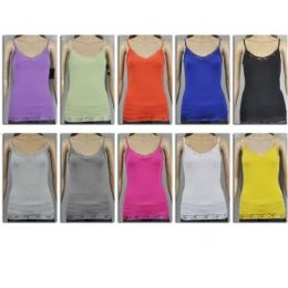 144 of Ladies Lace Black Color Only Tank Top