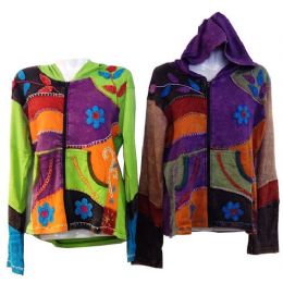 5 Pieces Nepal Handmade Cotton Jackets With Hood - Womens Sweaters & Cardigan
