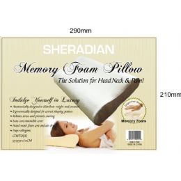 6 Pieces Memory Foam Contour Pillow - Pillows