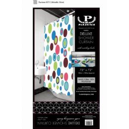12 Units of Rainbow Circles Deluxe Shower Curtain - Shower Curtain