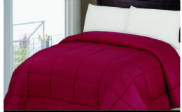 6 of 1pc Reversible Embossed Comforter - Queen