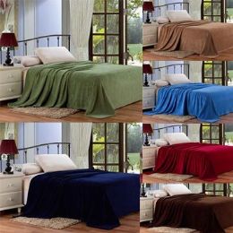 12 Pieces Microplush Blankets Assorted By Color And Size - Micro Plush Blankets