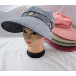 24 Wholesale Ladies Sun Hats