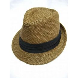 36 Wholesale Solid Color Fedora Hat