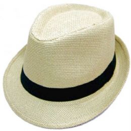 36 Wholesale One Color Fashion Fedora Hat