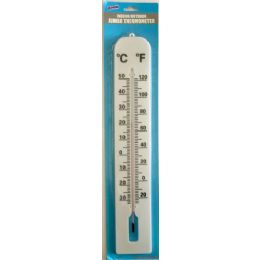48 Pieces Wholesale Jumbo Thermometer 3x16in - Garden Decor