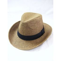 36 Pieces Fashion Cowboy Hat In Brown - Cowboy & Boonie Hat