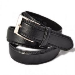 60 Units of Fashion Black Plus Size Belts - Mens Belts