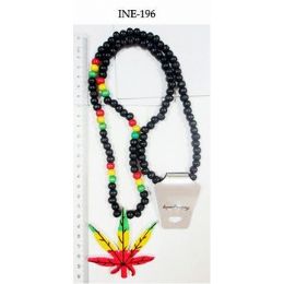 60 Wholesale Large Marijuana Sign Rosary Necklace