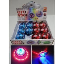 72 Wholesale Flashing LighT-Up Top With Music *ufo*