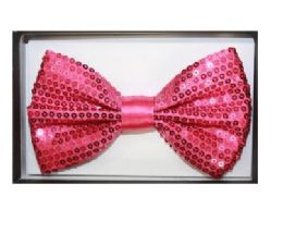 48 of Pink Sequin Bow Tie 023