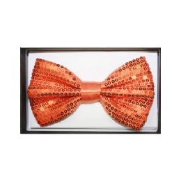 48 of Orange Sequin Bow Tie 024