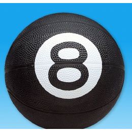 25 Pieces Standard Size Basketball With An 8 Ball Design - Balls