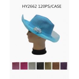 72 Wholesale Assorted Colors Sun Hat