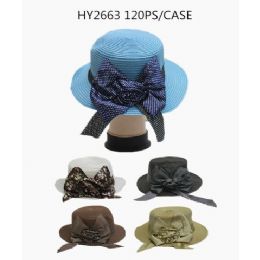 72 Wholesale Ladies Sun Bucket Hat