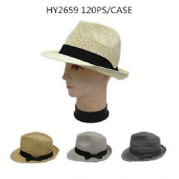 60 Wholesale Assorted Colors Fedora Hat