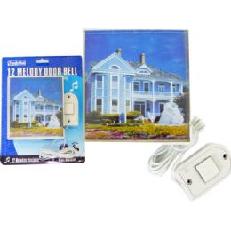 72 Pieces Door Bell Melody Square With Picture - Doors