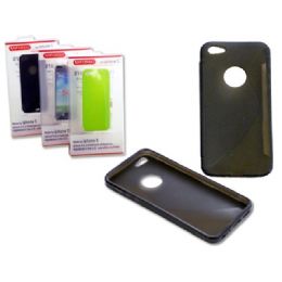 144 of Iphone 5 Tpu Cover 2.4" X5" Black,blue,green,pink Clr