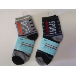 288 Wholesale Sock Boy 2pk/set 4asst Color