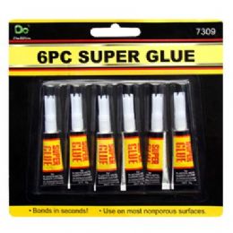 48 Wholesale 6 Piece Super Glue