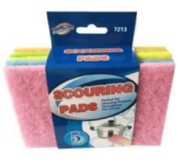 48 Wholesale Scouring Pads 5 Pieces