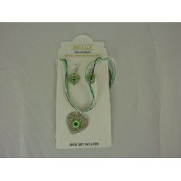 144 Wholesale Jewelry Set 1pc Necklace, 2ear Ring