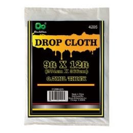 96 Wholesale Drop Cloth 9ftx12ft