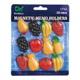 48 Wholesale Fruit/veggie Magnet