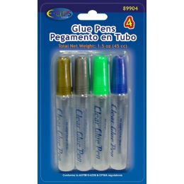 48 Wholesale Glue Pen, 4 Pk.