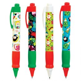 72 Wholesale Christmas Retractable Pen