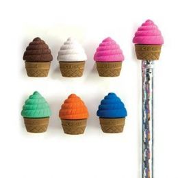 240 Pieces Ice Cream Shoppe Eraser Topper - Pencil Grippers / Toppers