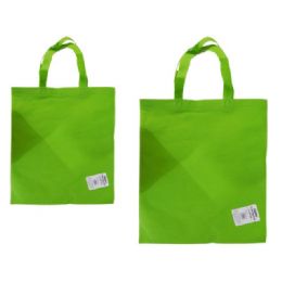 300 Wholesale Sh0pping Bag 14.2x17" Green