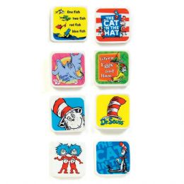48 Wholesale 8 Ct. Dr. Seuss Eraser Bag