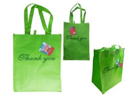 96 Pieces Green Shopping Bag - Tote Bags & Slings