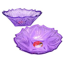 48 Pieces Purple Crystal Like Bowl - Plastic Serving Ware