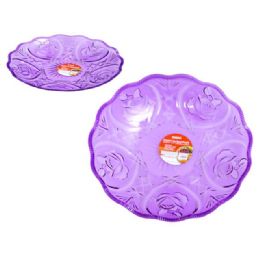 48 Pieces Crystal Like Bowl Purple - Plastic Serving Ware