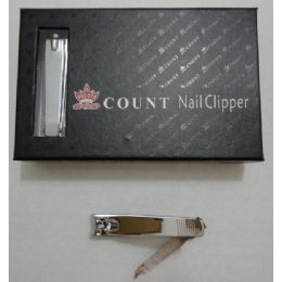 24 Pieces 1pc Large Nail Clippers In Box - Cosmetics