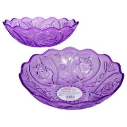 48 Pieces Crystal Bowl Transparent Purple - Plastic Serving Ware