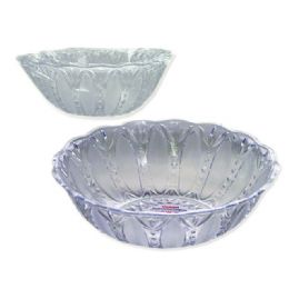 48 Wholesale Round Crystal Bowl Transparent