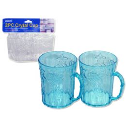 24 Pieces 2pc Crystal Cup - Plastic Serving Ware