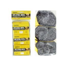72 Pieces Steel Wool 6pc/set - Scouring Pads & Sponges
